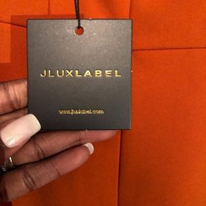 Burnt orange tube jumper